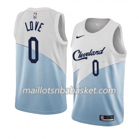 Maillot Homme Cleveland Cavaliers Kevin Love 0 2018-19 Nike Bleu Blanc Swingman